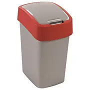 Atkritumu spainis Flip Bin 25L sudraba/sarkans  0802171547 3253922171069