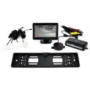 Autostāvvietas palīgsistēma Tft01 4,3 ar Cam-402 Led 4 sensori balts  01551