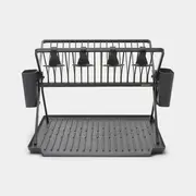 Brabantia saliekams trauku žāvētājs, liels, Dark Grey  139482 8710755139482