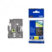 Brother Tze-335 Tze335 Laminated Labelling Tape Cassette, White On Black 12Mm, 8M  497776668573