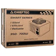 Chieftec Smart Gps-600A8 power supply unit 600 W 204 pin Atx Black  4710713239555 Zaschfobu0090
