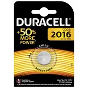 Cr2016 baterijas 3V Duracell litija Dl2016 iepakojumā 1 gb.  Bat2016.D1 5000394035980