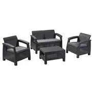 Keter  Corfu Set dārza mēbeļu komplekts pelēks 29197361939 3253929117169