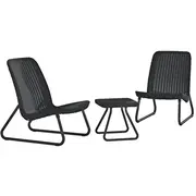 Dārza mēbeļu komplekts Rio Patio Set pelēks  29197637939 7290103662431