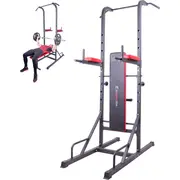 Daudzfunkcionāls trenažieris ar solu, šķērssiju un paralēlām stieņiem inSPORTline Power Tower X150  12433 8596084024336
