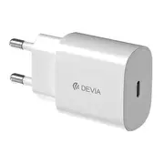 Devia wall charger Smart Pd 25W 1X Usb-C white  Ea315 6938595354908 85044030