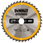 Dewalt zāģripa 216X30Mm 40T  Dt1953-Qz 5035048095706