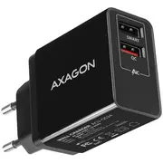 Dual wallcharger 240V / 2X Usb port Qc3.0/Afc/Fcp  5V-1.2A. 24W total power. Acu-Qs24