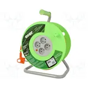 Extension lead 3G1.5Mm2 30M Pvc orange Sockets no 4 reel  Acar-M01951 M01951