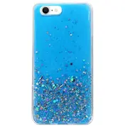 Fusion Glue Glitter Back Case Silikona Aizsargapvalks Priekš Huawei P40 Lite E Zils  Fsn-Gg-Hua-P40Le-Bl 4752243008898 39269097