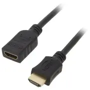 Gembird High speed Hdmi Male - Female Ethernet 1.8M Black 4K  Cc-Hdmi4X-6 8716309086233