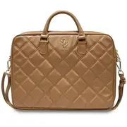 Guess Torba Gucb15Zpsqssgw 16 brązowy brown Quilted 4G  3666339210953