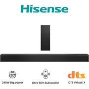 Hisense Soundbar System  Hs2100 Usb port Aux in Bluetooth 6942147497937