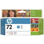 Hp 72 ink cyan Vivera 130Ml  C9371A 808736779784