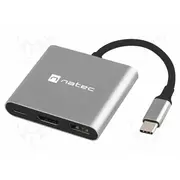 Hub Usb Hdmi socket,USB A C plug  Nmp-1607