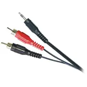 Kabelis 3,5 mm Jack - 2Xcinch Sav 104 020  8590669056309