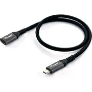 Kabelis Usb Typec, M / F. 4K 60Hz, 10Gbps, 1.0M, Equip  128371 4015867231043 430026