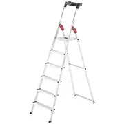 Kāpnes mājsaimniecības L60 Standardline / alumīnija 6 pakāpieni  038160607 4007126024046