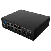 Lanberg Switch Poe 4Xbt 4Xat Sfp/Eth Din Unmanagment Fast Ethernet  Ilfe-8P-1Ge-1S-120 Unmanaged rail, Rack 5901969447378