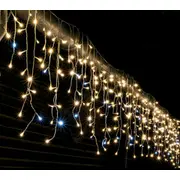 Led Ziemassvētku āra un iekštelpu lāstekas / 100 diodi Ww  - silti balta zils Zibsupldzes ef 168Led