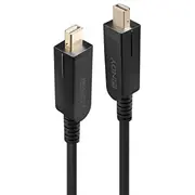 Lindy 30M Fibre Optic Hybrid Mini Displayport 1.4 Cable with Detachable Dp Connectors  38482 4002888384827
