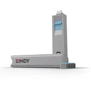 Lindy Usb Type C Port Blocker Key - Pack of 4 Blockers, Blue  40465 4002888404655 272768