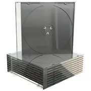 Mediarange Box21 optical disc case Jewel 1 discs Black, Transparent  4260057123824 Wlononwcrsb72