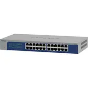 Netgear Gs524-300Eus tīkla pārslēgs Nepārvaldīts Gigabit Ethernet 10/100/1000 Pelēks  0606449164770 485558