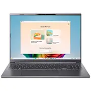 Notebook Acer Aspire 16 Ai Cpu Qualcomm Snapdragon X1-26-100 3 Ghz  1920 x 1200 pixels Ram 32 Gb Lpddr5X-Sdram Ssd 1000 Discrete graphics Not available On-Board Yes Numeric keypad Os installed Windows 11 Home Colour Grey We Nx.jlnel.002 4711474777737