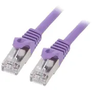 Patch cord F/Utp Cat 6 Rj45 plug stranded Cca 0.5M Pvc 26Awg  Pp6-0.5M/V