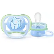 Philips Avent māneklītis Ultra Air Deco, blue elephant, 0-6M 1 gab, zēnu Scf086/01  8720689000543