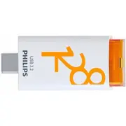 Philips Usb-C 3.2 Gen 1 Flash Drive Click sunrise Orange 128Gb  Fm12Fd175B/00 4895229115057