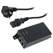 Poe power supply unit Iec C14,Rj45 socket x2 active 15.4W  Dn-95102-1