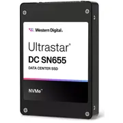 Ssd Western Digital series Ultrastar Dc Sn655 3.84Tb Pcie Gen4 Nvme Nand flash technology Tlc Write speed 2600 Mbytes/Sec Read 6800 Form Factor U.3 Mtbf 25000000 hours 0Ts2461 