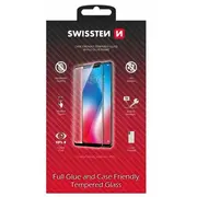 Swissten Full Face Tempered Glass Aizsargstikls Pilnam Ekrānam Apple iPhone 13 / Pro Melns  54501803 8595217477711