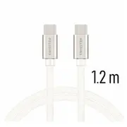 Swissten Textile Universāls Quick Charge 3.0 Usb-C uz Datu un Uzlādes Kabelis 1.2M  Swi-Qu-Typc-Typc-Si 8595217455986