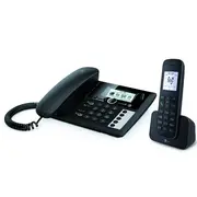 Telekom Sinus Pa 207 Plus 1 Analog/Dect telephone Caller Id Black  40753987 4897027122046 Wlononwcroxz1