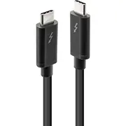 Thunderbolt 3 Kabel, 20 Gbit/S Schwarz, 1 Meter  41556 4002888415569