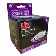 Tintes kārtridžs Uprint Brother Lc123 Multipaka  B-123-Pack-Up 3584770889166