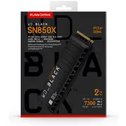 Western Digital Black WdBlack Sn850X Nvme Ssd Powered By Sandisk 2 Tb, With Heatsink  Wds200T2Xhe-00Bca0 0718037891309 Wlononwcrgir7