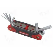 Wrench hex key-set Chrom-Vanadium steel 7Pcs.  Pre-48367 48367