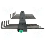 Wrench Torx-Set Tx8,Tx9,Tx10,Tx15,Tx20,Tx25,Tx27,Tx30,Tx40  Wera.967/9Tx/Xl 05024460001
