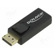 Adapter Displayport plug,HDMI socket black  Delock-65573 65573
