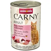 Animonda Carny Adult Turkey, chicken and shrimp - wet cat food 400G  Dlzanmkmk0091 4017721837408