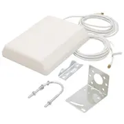 Antenna white Sma 50W 6002700Mhz 50Ω 3M 14Dbi Rg58 -2085C  Qoltec-57020 57020