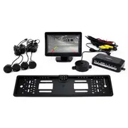 Autostāvvietas palīgsistēma Tft01 Ft 4,3 ar Cam-402 Led 4 sensori melns  01552