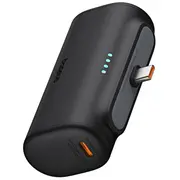 Baseus Compact P10068306113-00 Lithium-Ion power bank 5000 mAh Black  6932172659509 Ladbsupow0085