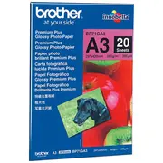Bp-71Ga3 Glossy A3 Brother papīrs 260G/M2, 20 loksnes  Bp71Ga3 4977766658409