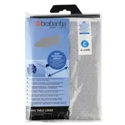 Brabantia gludināmā dēļa pārvalks, 124X45 cm, Metalized C 2Mm 136702  8710755136702