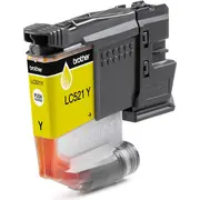 Brother Yellow ink cartridge yield  Lc521Y 4977766839266